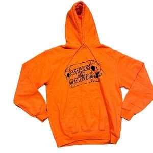 Assholes Live Forever Pullover Hoodie Graphic Mens - image 1